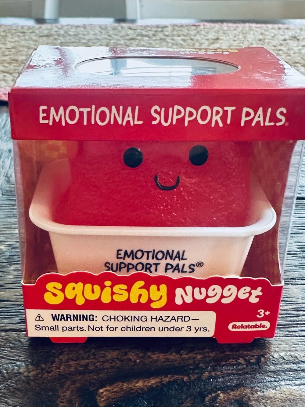 ❤️ Emotional Support Nugget Squishy - Red ❤️